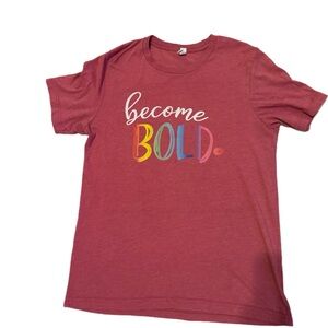 Bella Canvas Heather Raspberry Graphic Tee